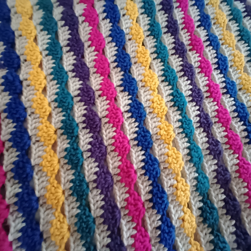 Crochet throw